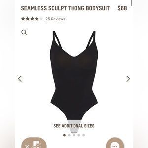 SKIMS seamless sculpting thing bodysuit